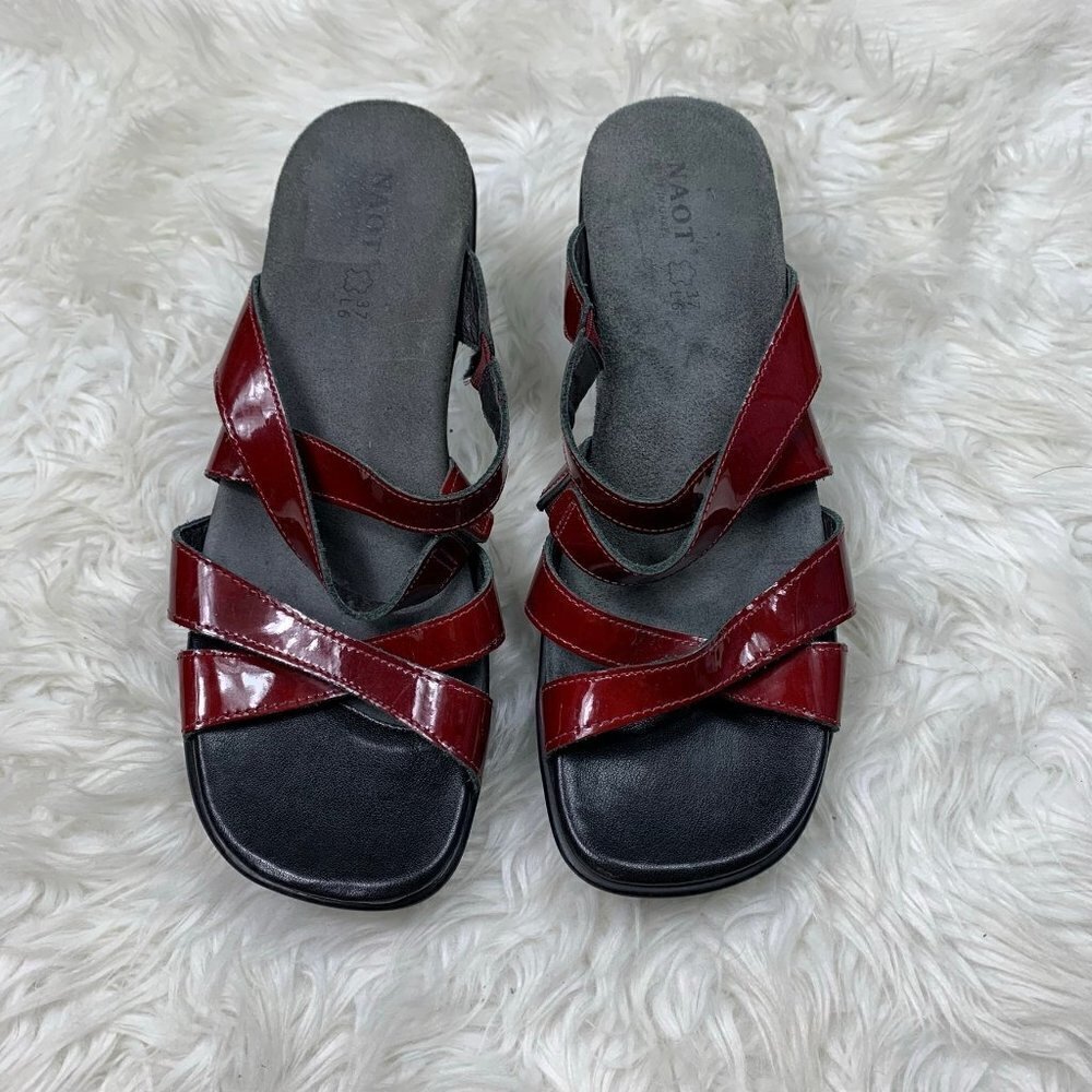 Naot Women’s Sandal – Size 6 – Cranberry/Red